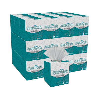 Angel Soft Professional Series  Facial Tissue, 2-ply, 96 Tissues/Box (46580)