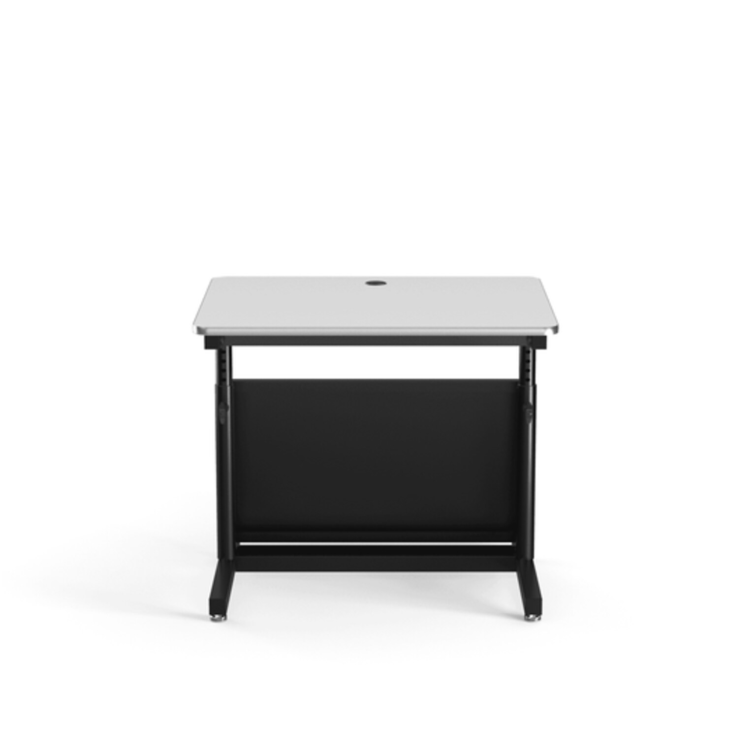 VersaDesk Deluxe 36W Manual Adjustable Standing Computer Table, White/Black (CTL3630-BW)