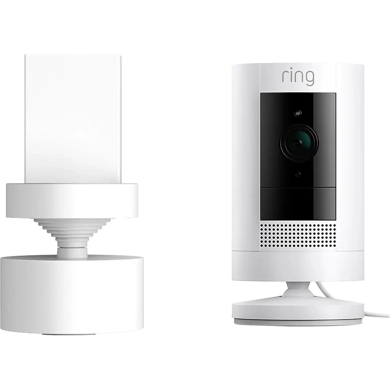 Ring Indoor/Outdoor Pan-Tilt Mount for Stick Up Cam Plug-In, White (B0946D128Y)