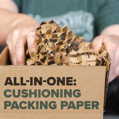Scotch Cushion Lock  Protective Wrap, Tan, 12" x 1000 ft (PCW-121000)