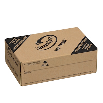 Ocean Spray Cranberry +Health Juice, No Pulp, 4 oz., 48/Pack (220-02962)