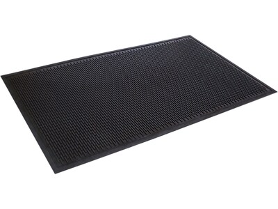 Crown Mats Crown-Tred Scraper Mat, 36 x 60, Black (TD 0035BK)