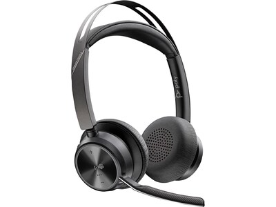 Poly Voyager Focus 2 Wireless Noise Canceling Bluetooth Stereo Headset, MS Certified (9T9J4AA#AC3)