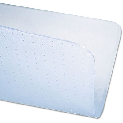 ExecuMat Studded Beveled Chair Mat, High Pile Carpet, 60 x 60, Clear