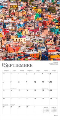 2026 BrownTrout Mexico 12" x 12" Monthly Wall Calendar (9798330704569)