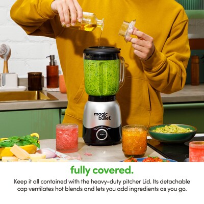 magic bullet 48 oz. Blender with To-Go Cup, Silver (MBF50200)