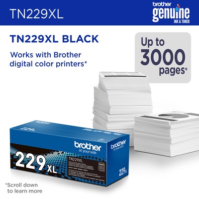 Brother TN229XLBK Black High Yield Toner Cartridge