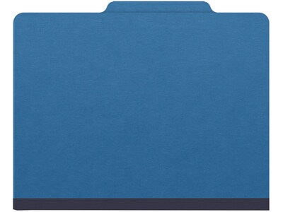 Medical Arts Press Pressboard Classification Folder, 2" Expansion, Letter Size, Royal Blue, 25/Box (DV-T42-02-3RBL)