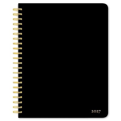 2027 BrownTrout 6.5 x 7.8 Calendar Year Weekly Standard Planner, Black (9798330709311)