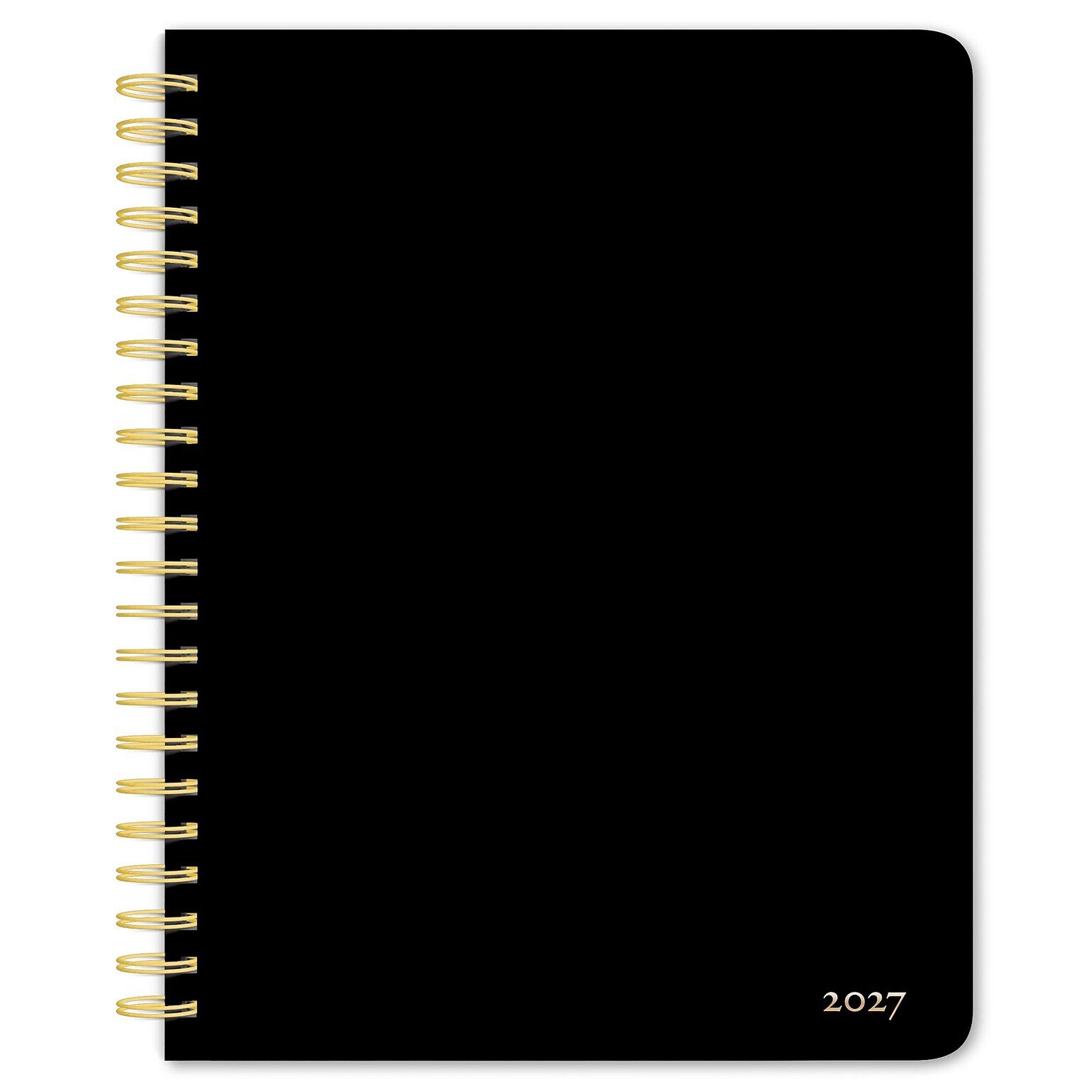 2027 BrownTrout 6.5 x 7.8 Calendar Year Weekly Standard Planner, Black (9798330709311)