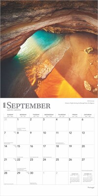 2025 BrownTrout Portugal 12" x 12" Monthly  Wall Calendar (9781975476205)