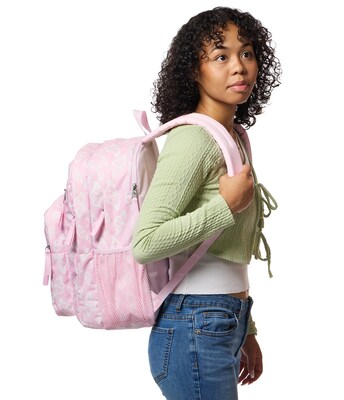 JanSport Big Student Laptop Compatible Backpack, Large, Flutter By Pink (JS0A47JKA4V)