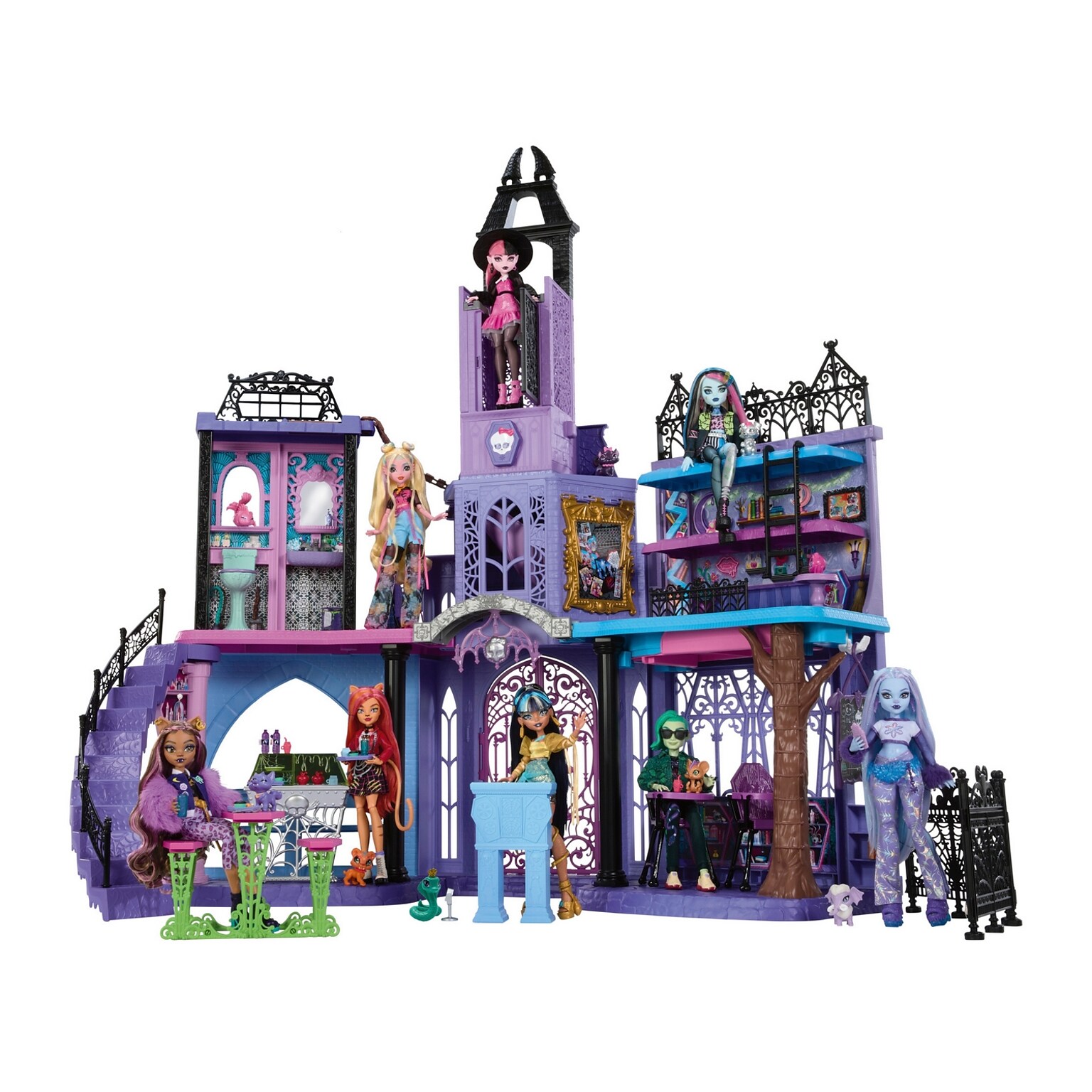 Mattel Monster High Haunted School Doll House Playset (HLP88)