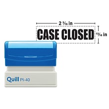 Custom 2000 Plus® PI Quill 40 Pre-inked Stamp, 13/16 x 2-5/16