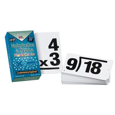 Learning Advantage Multiplication & Division Multi-Pack Flash Cards, 81/Pack (CTU8661)