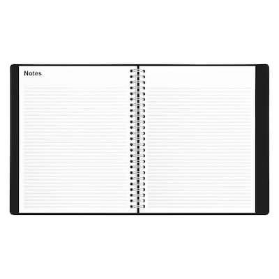 Staples 7" x 8.75" Undated Daily Planner, Black (ST60461-24)