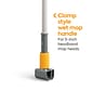 Coastwide Professional™ 60" Clamp Style Fiberglass Wet Mop Handle, Plastic Head (CW61062-CC)