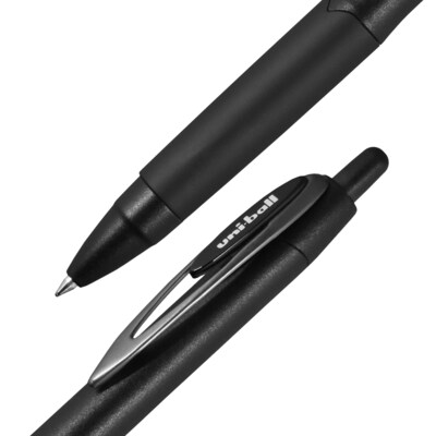 uniball 207 Plus+ Retractable Gel Pens, Medium Point, 0.7mm, Black Ink, 12/Pack (70462)