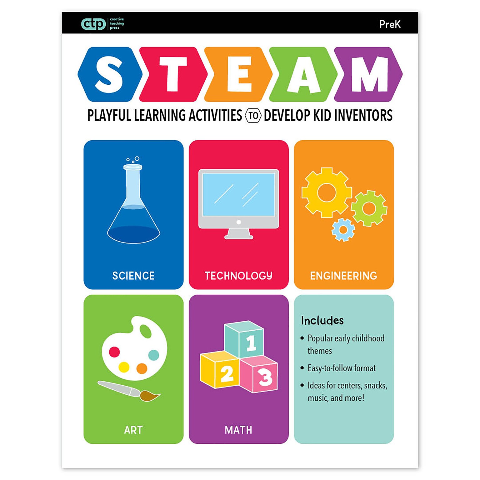 Creative Teaching Press STEAM Learning Activities Workbook (CTP10265)