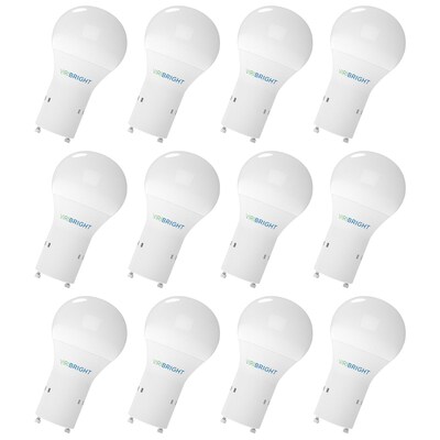 Viribright A19 9 Watts Daylight LED Household Bulb, 12/Box (640337-12)