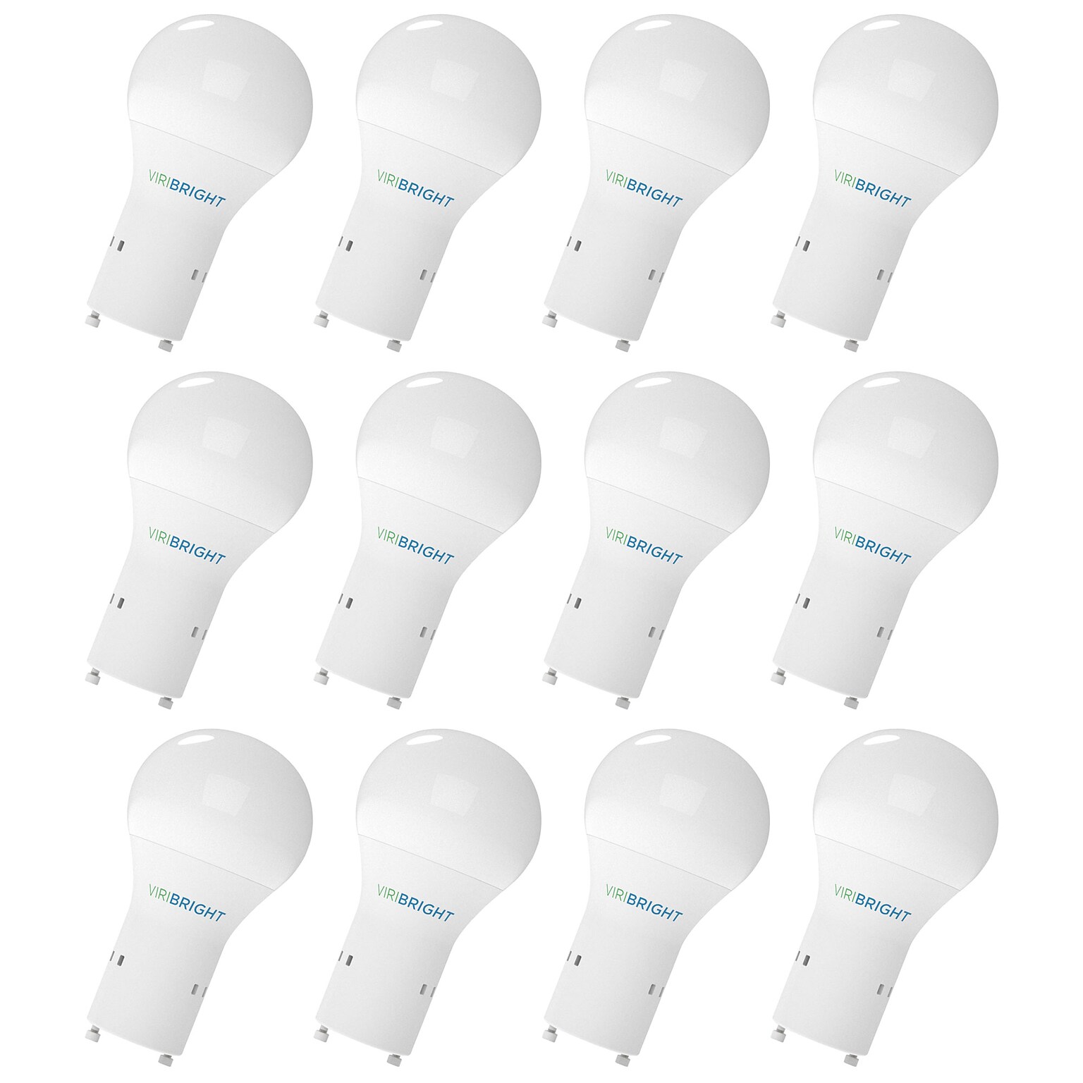 Viribright A19 9 Watts Daylight LED Household Bulb, 12/Box (640337-12)