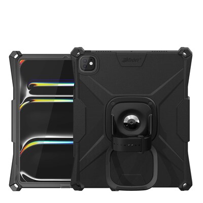 The Joy Factory aXtion Bold MP Polypropylene 13" Rugged Case for iPad Pro 13" (M5) & iPad Pro 13" (M4), Black (CWA4123MP)