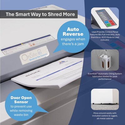 Formax OnSite 8652CC 32-Sheet Cross-Cut Commercial Shredder (FD 8652CC)