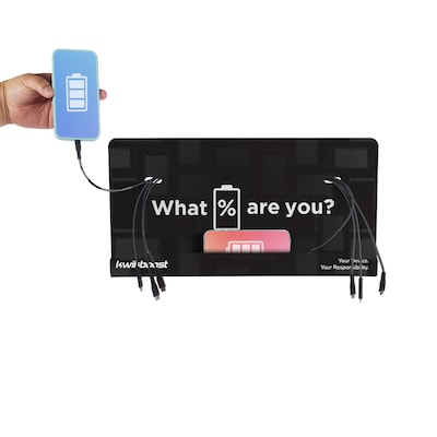 KwikBoost Deluxe Courtesy Wall Mounted Charging Station (KB99033)