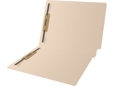 Medical Arts Press Reinforced End Tab File Folder, Straight Cut, Letter-Size, Manila, 50/Box (S-01324)