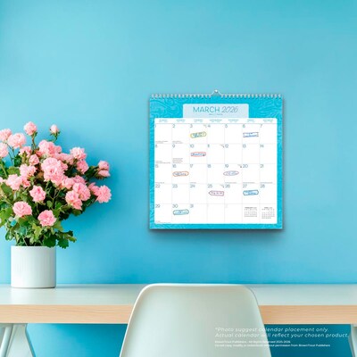 2026 BrownTrout Seaside Currents 12" x 12" Monthly Wall Calendar (9798330705498)