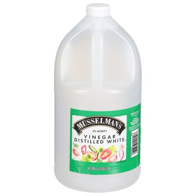 Musselman’s Distilled Vinegar, 128 oz., 4/Pack (551666/11MUS01)