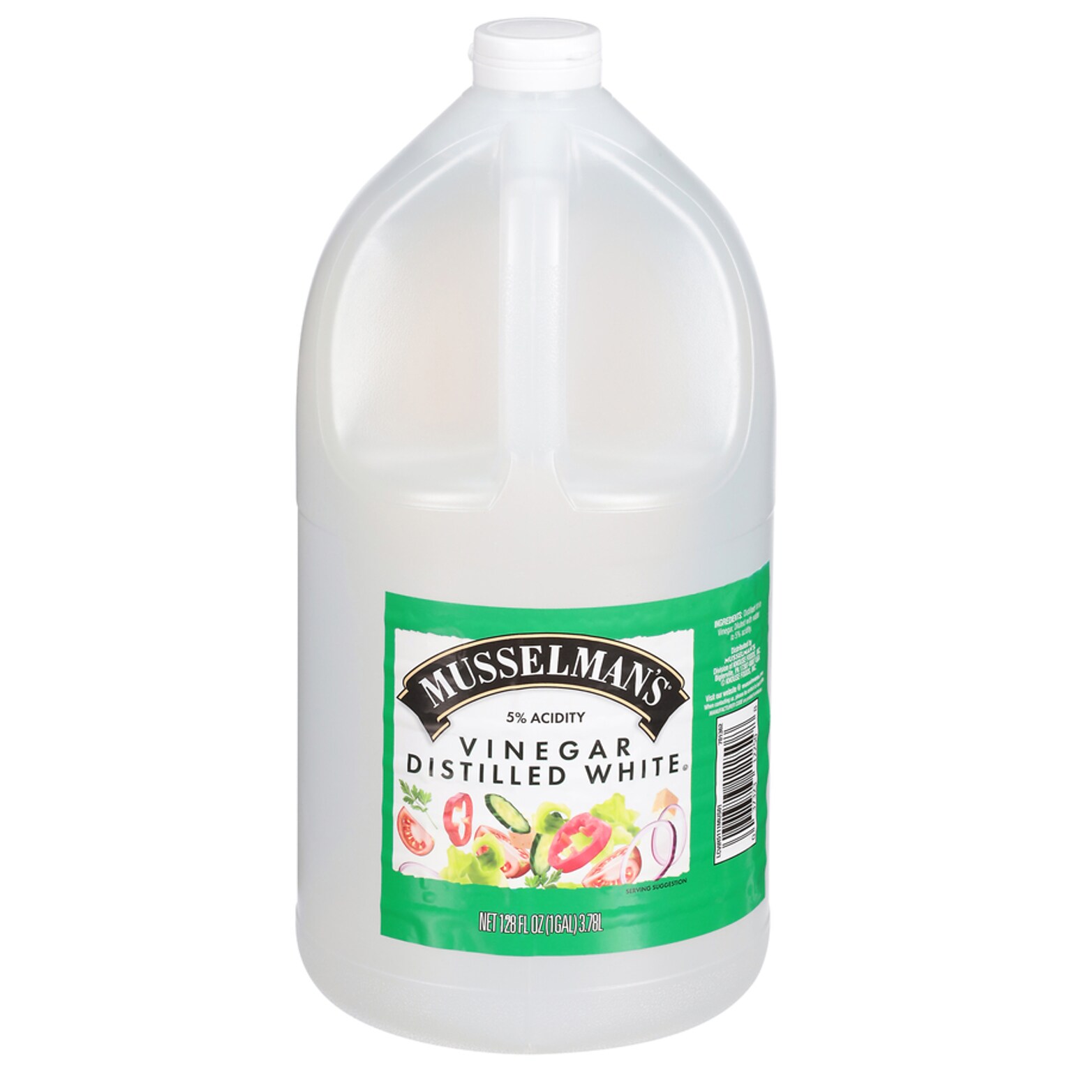 Musselman’s Distilled Vinegar, 128 oz., 4/Pack (551666/11MUS01)