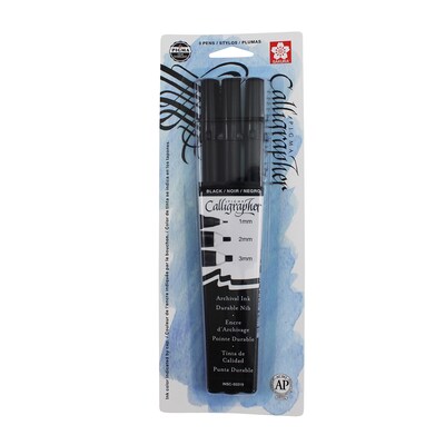 Sakura Pigma, Liquid Ink, Black Ink, 3/Bundle (SAK50319-3)