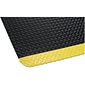 Crown Mats Industrial Deck Plate Anti-Fatigue Mat, 36" x 60", Black/Yellow (CD 0035YB)