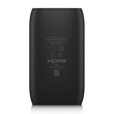 Ubiquiti UC-CAST-LITE-US Display Cast Lite Streaming Media Player, Black