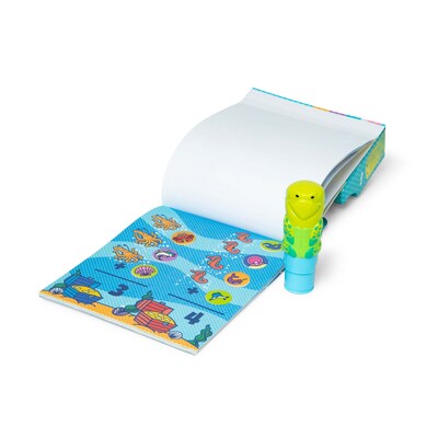 Melissa & Doug Sticker WOW! Activity Pad and Sticker Stamper, 8/Pack (50691)