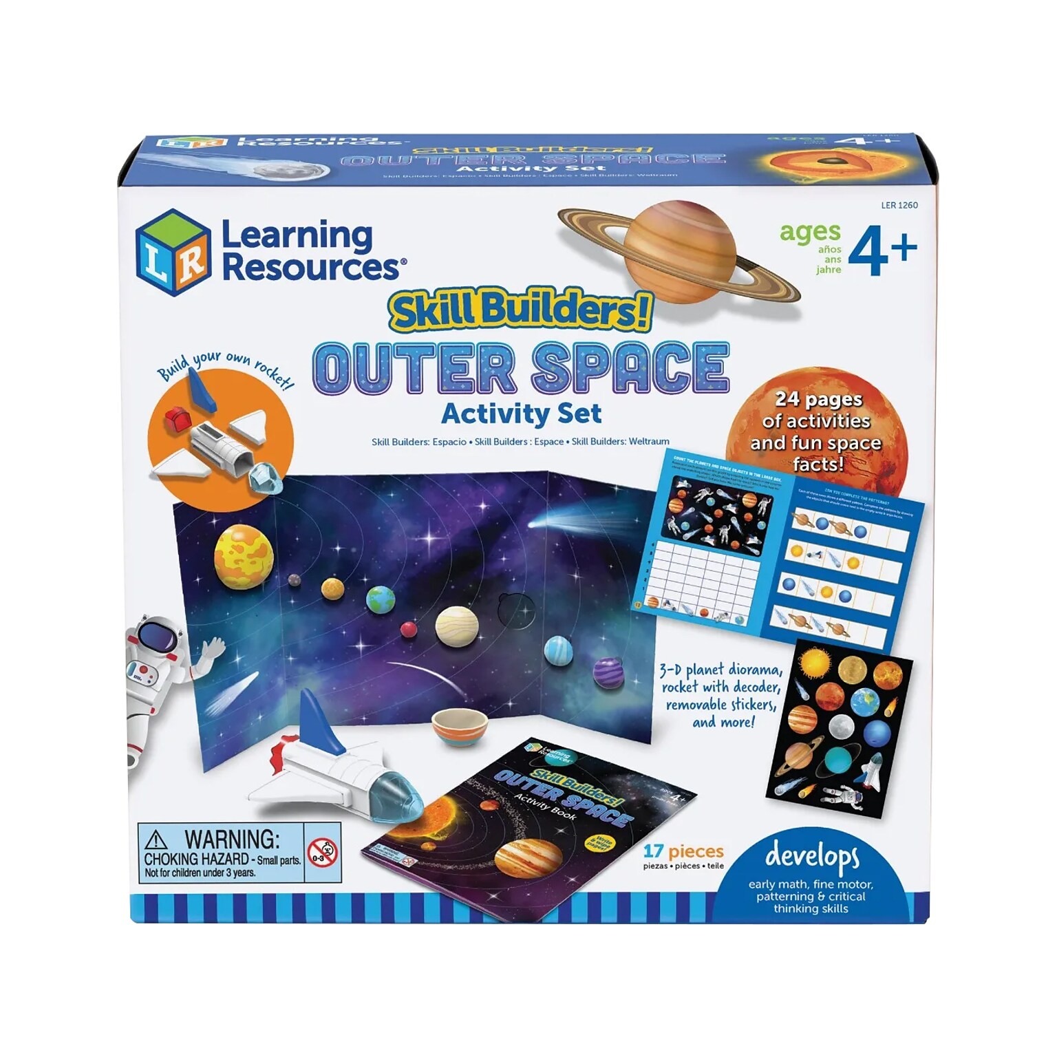Learning Resources Skill Builders! Outer Space Activity Set (LER1260)