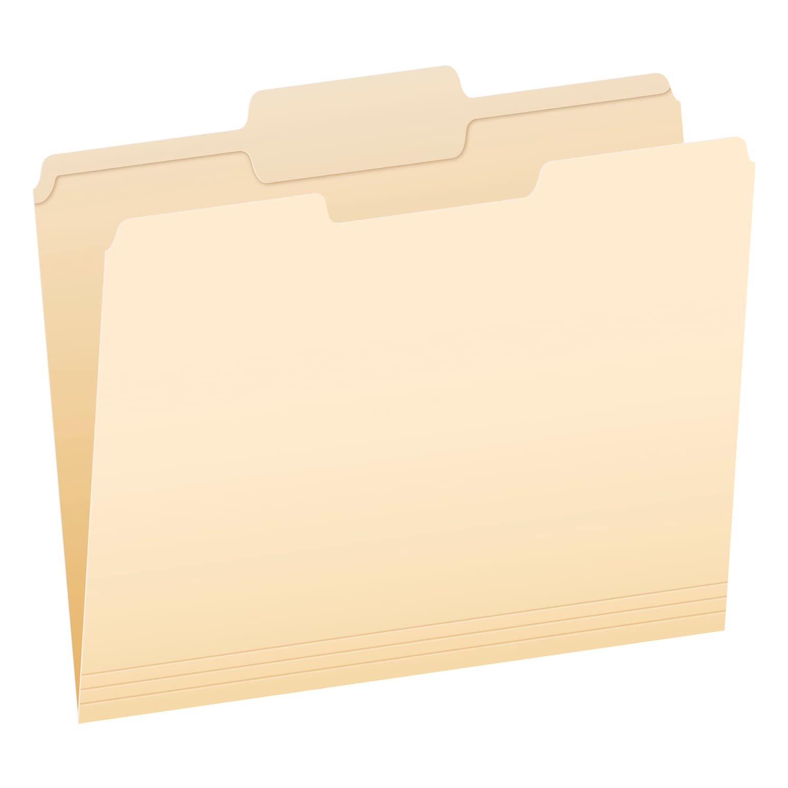 Pendaflex File Folder, 1-Tab, Letter Size, Manila, 100/Box (R752 1/3-2)