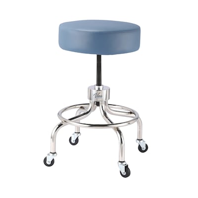 Viva Comfort Armless Vinyl Medical and Lab Stool, Blue (ADI910-02-BLU-MK)