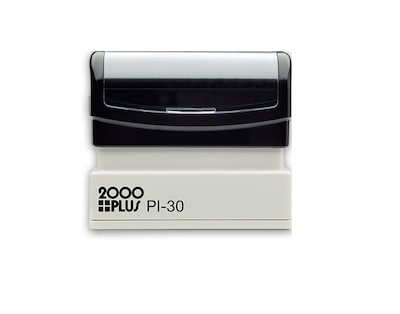 Custom 2000 Plus® PI 30 Pre-inked Stamp, 9/16 x 2-5/16