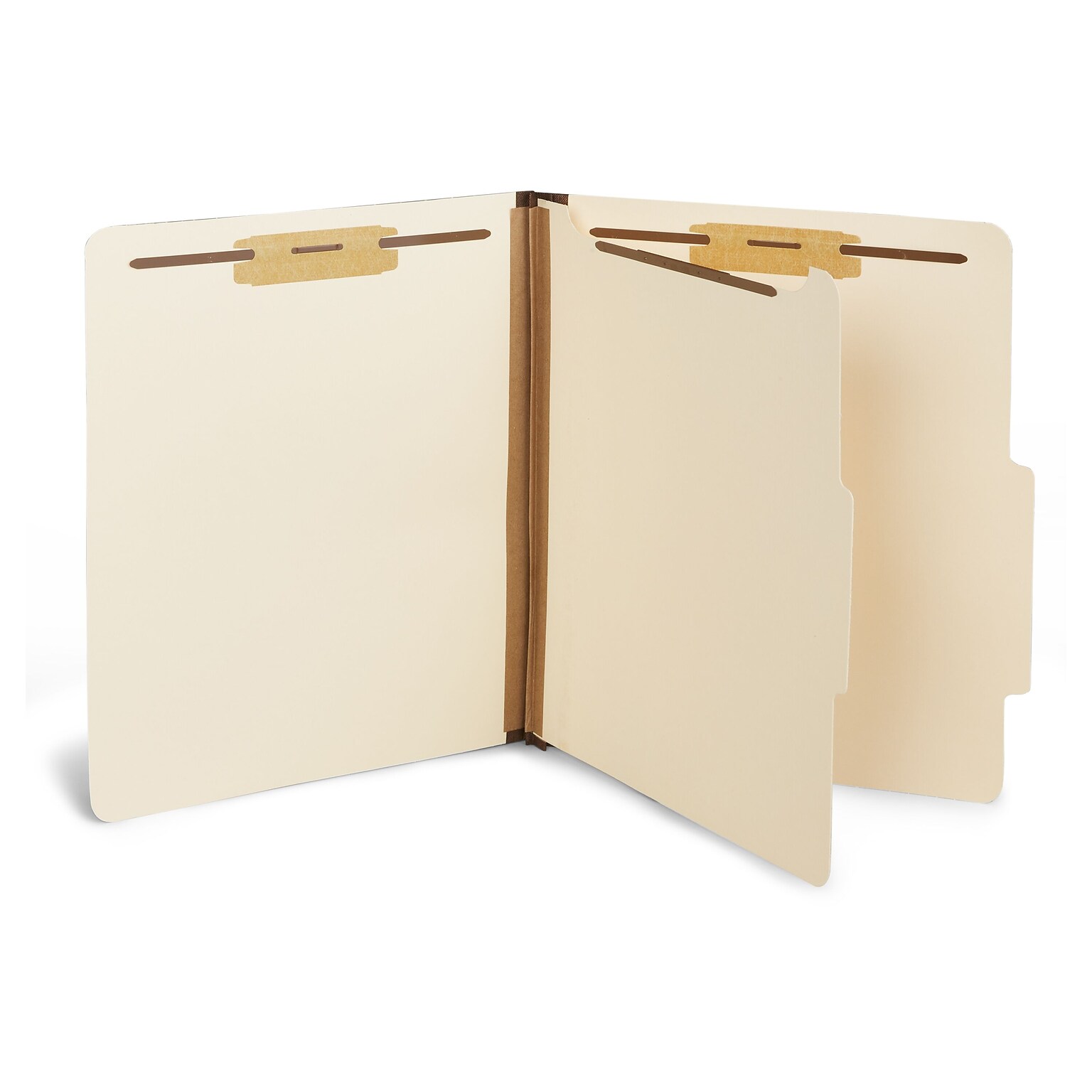 Staples® Classification Folder, 1-Dividers, 1 3/4 Expansion, Letter Size, Manila, 10/Box (ST384873/384873)