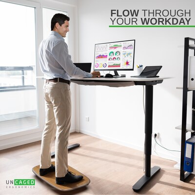 Uncaged Ergonomics BASE+ Active Standing Desk Balance Board (BSE+-s)