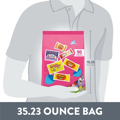 Hershey Assorted Chocolate Candy Variety Bag, 35.23 oz., 90 Pieces (HEC46179)