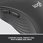 Logitech Signature M650 Large for Business Wireless Optical USB Mouse, Graphite (910-006346)