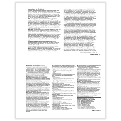 ComplyRight 2024 1099 Tax Form, 2-Part, 2-Up, 50/Pack (514450)