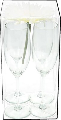 JAM Paper Pop & Lock Top Clear Gift Boxes, 5 x 5 x 10, 25/pack (CB-PLB87)