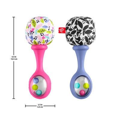 Fisher-Price Rattle n Rock Maracas, Pink (HXM31)