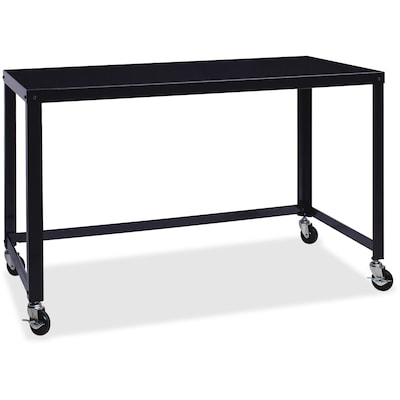 Lorell SOHO 48 W Personal Mobile Desk, Black (LLR34417)