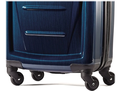 Samsonite Winfield 2 Fashion Polycarbonate 4-Wheel Spinner Luggage, Deep Blue (56845-1277)