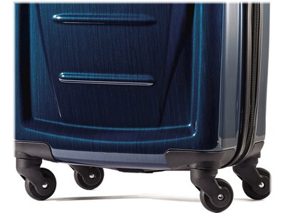 Samsonite Winfield 2 Fashion Polycarbonate 4-Wheel Spinner Luggage, Deep Blue (56845-1277)